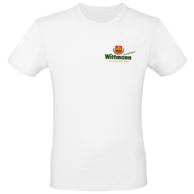Wittmann T-Shirt weiß mit farbigem Aufdruck